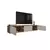 (Classe A) Rack Para TV até 60 Polegadas 180cm 2 Portas 1 Gaveta Eros Cedro/Off White - Casa Saldão