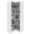 (Classe A) Armário de Canto Aberto com 6 Prateleira ME4132 Branco - comprar online
