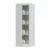 (Classe A) Armário Guarda Roupa de Canto Oblíquo 1 Porta Infinity Branco Line - comprar online