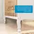(Classe A) Berço Mini Cama 3 em 1 100% Mdf Maya Espresso Móveis Branco Brilho/Amêndoa