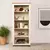 (Classe A) Estante para Livros 4 Prateleiras 178,8cmx78cm Ananda Off White/Mel