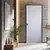 (Classe A) Kit Porta de Madeira Lisa Primer 210x62cm Batente 14cm Branco