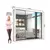 (Classe A) Guarda-Roupa Casal 4 Espelhos 3 Portas de Correr 4 Gavetas Max Premium Espresso Móveis Branco - loja online