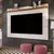 (Classe A) Painel para Tv 72 Polegadas 180cm 1 Prateleira Vivare New Off White/Freijó