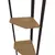 (Classe C) Torre de Canto 5 Prateleiras Freijo/Preto Fosco - loja online