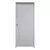 (Classe A) Kit Porta de Madeira 210x72cm Batente 16cm Lisa Primer Uniportas Branco - comprar online