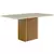 (Classe A) Mesa Ana 130x80cm Nature/Off White Sala de jantar Nature/Off White