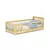 (Classe A) Cama Infantil Solteiro Montessoriano Wave com Rattan Verde/Natural na internet
