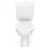 (Classe A) Kit de Bacia com Caixa Acoplada e Assento Azálea Celite Branco - comprar online