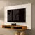 (Classe A) Painel Edn Fox New para Tv de até 43'' com Nicho Decorativo - Off White/cedro Off White/Cedro