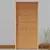 (Classe A) Kit Porta de Madeira 210x82cm Batente 14cm Fechadura Rolete Rodam Imbuia