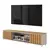(Classe A) Rack Para TV 218cm 75 Polegadas Brise 2.2 EDN Fendi/Freijo