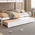 (Classe A) Treliche Juvenil Solteiro e Casal Family Soft Madeira e Mdf casatema Branco/Natural - Casa Saldão
