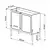 Imagem do (Classe C) Balcão Bar 2 Portas 93cm Palhinha Pé Madeira Oslo Hanover