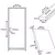 (Classe A) Kit Porta de Madeira 210x82cm Batente 18cm Lisa Primer Uniportas Branco - Casa Saldão