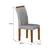 (Classe A) Conjunto Sala de Jantar Mesa Tampo MDF/MDP com 4 Cadeiras Miami Yescasa Freijó/Off White/Prata - Casa Saldão