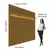(Classe A) Painel para TV até 90 Polegadas Impressão Ripada com LED 220cm 100% MDF Requinte Naturale - loja online