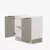 (Classe A) Balcão 2 Portas 80cm sem Tampo com Rodapé Puxador 150mm Ipanema CabeCasa MadeiraMadeira Fendi Trama/Branco - loja online
