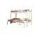 (Classe A) Beliche Juvenil Casal Family Soft Madeira e Mdf Casatema Branco/Natural - loja online