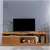 (Classe A) Rack para TV até 75 Polegadas 100% MDF Ripado Granada Naturalle/Off White