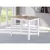 (Classe A) Mesa de Jantar Retangular 110x68cm Nicoli Mel/Branco