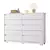(Classe C) Cômoda 10 Gavetas 151cm X 109cm Duetto Branco - loja online