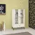 (Classe A) Cristaleira 2 Portas 70cm Retrô Off white
