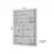 (Classe A) Estante para Livros 180cmx120cm 4 Prateleiras Seattle Yescasa Branco - Casa Saldão
