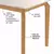 (Classe A) Mesa Candian retangular 180 X 0,90 com Vidro Cinamomo - comprar online