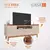 (Classe A) Rack para TV até 60 Polegadas 4 Portas 1 Nicho 158cm Adria Versátile Off White/Noce