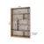 (Classe A) Estante para Livros 180cmx120cm 4 Prateleiras Seattle Yescasa Amadeirado Montana - Casa Saldão