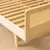 (Classe C) Cama Infantil Montessoriano Casal Lift em Madeira Maciça com Rattan Casatema Branco/Natural - loja online