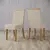 (Classe A) Sala de Jantar Hebe Mesa 160 Cm Canto Reto com Vidro 6 Cadeiras Espresso Móveis Nature/Off White/Linho - Casa Saldão