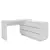 (Classe A) Mesa para Escritório Diretor em L 6 Gavetas 100% MDF Oring Yescasa Branco - Casa Saldão