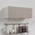 (Classe A) Armário Aéreo Porta Basculante 90cm Puxador 150cm Ipanema Cabecasa Madeiramadeira Fendi Trama/Branco