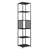 (Classe A) Estante para Livros Industrial 5 Prateleiras 180cmx40cm P1023 Preto - comprar online