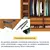 (Classe A) Guarda Roupa Casal 6 Portas Ripado 4 Gavetas 244cm Nova York com Espelho Espresso Móveis Cinamomo - loja online