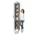 (Classe A) Paneleiro 2 Portas 35cm Connect Duna/Cristal - comprar online