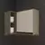 (Classe C) Armário Aéreo Canto Reto 1 Porta 94,5cm Connect Duna/Cristal - comprar online
