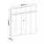 Imagem do (Classe A) Painel para Tv até 75 Polegadas com Led 185cm Liverpool Yescasa Carvalho