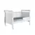 (Classe A) Berço Mini Cama 100% MDF Slim Branco na internet