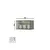 (Classe C) Armário Aéreo de Cozinha 1 Porta Basculante 60cm Connect Duna/Cristal - Casa Saldão