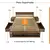 (Classe A) Cama Queen Multifuncional Madeira Maciça Irara Cabecasa Madeiramadeira Caramelo - comprar online