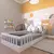 (Classe C) Cama Infantil Montessoriana Solteiro Cori Yescasa Branco/Cinza Cristal