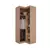 (Classe A) Guarda Roupa de Canto Reto Modular com 3 Prateleiras 2 Gavetas Hera CabeCasa MadeiraMadeira Louro/Branco Gead - comprar online