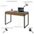 (Classe C) Mesa para Escritório 120cm 2 Gavetas Kuadra Lâmina Mel - comprar online