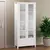 (Classe A) Cristaleira 2 Portas 1 Gaveta Ditália E-954 Branco