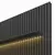 (Classe A) Painel Ripado TV até 85 Polegadas com LED 230cm Nobre Grafite/Off White - Casa Saldão