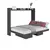 (Classe A) Cama Casal Articulável Horizontal 140 Hanover Grafite - Casa Saldão