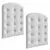(Classe A) Kit Capitonê Berço 2 Peças Elô Corino Branco - comprar online